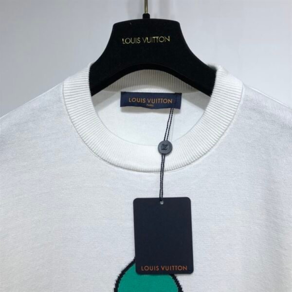 LOUIS VUITTON INTARSIA JACQUARD DUCK CREWNECK – LVTS005 - Image 4