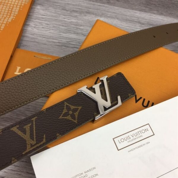 LOUIS VUITTON LV INITIALES 30MM REVERSIBLE BELT MONOGAM – LBE084 - Image 8
