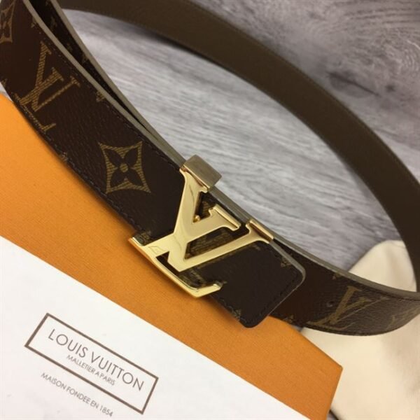 LOUIS VUITTON LV INITIALES 30MM REVERSIBLE BELT MONOGAM – LBE084 - Image 3