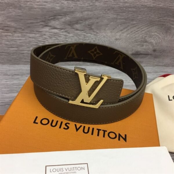 LOUIS VUITTON LV INITIALES 30MM REVERSIBLE BELT MONOGAM – LBE084 - Image 6