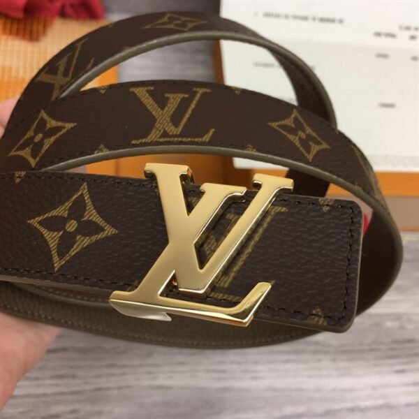 LOUIS VUITTON LV INITIALES 30MM REVERSIBLE BELT MONOGAM – LBE084 - Image 5