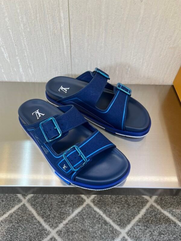 LOUIS VUITTON LV TRAINER MULES – LVSD022 - Image 2