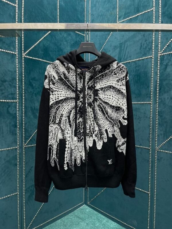 LOUIS VUITTON LV x YK PSYCHEDELIC FLOWER ZIPPED HOODIE – LH059 - Image 2