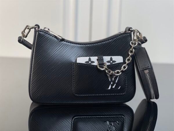 LOUIS VUITTON MARELLINI EPI LEATHER IN BLACK - LW058