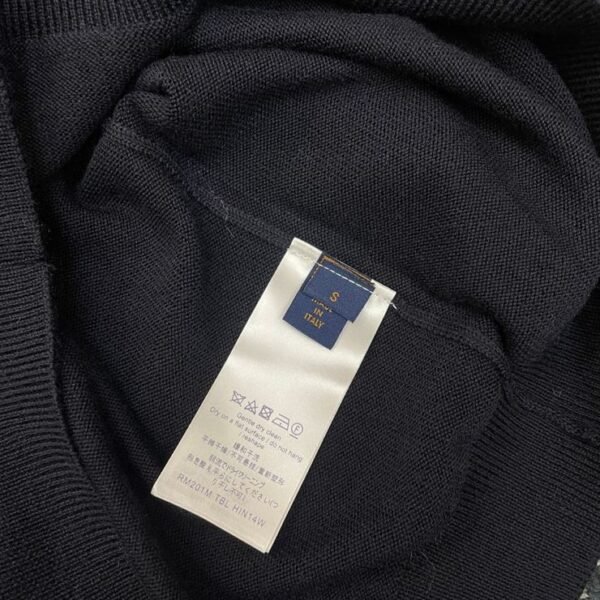 LOUIS VUITTON MONOGRAM MIX CASHMERE CREWNECK – LVH035 - Image 8
