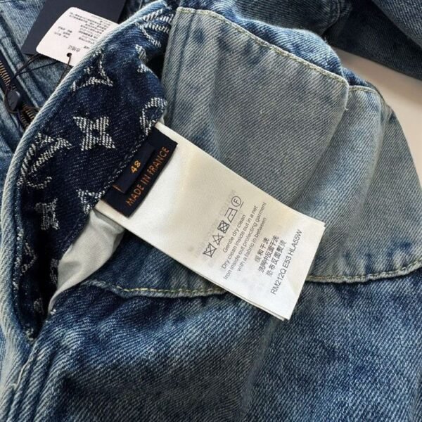 LOUIS VUITTON MONOGRAM PATCHWORK DENIM HOODIE – LVC031 - Image 8