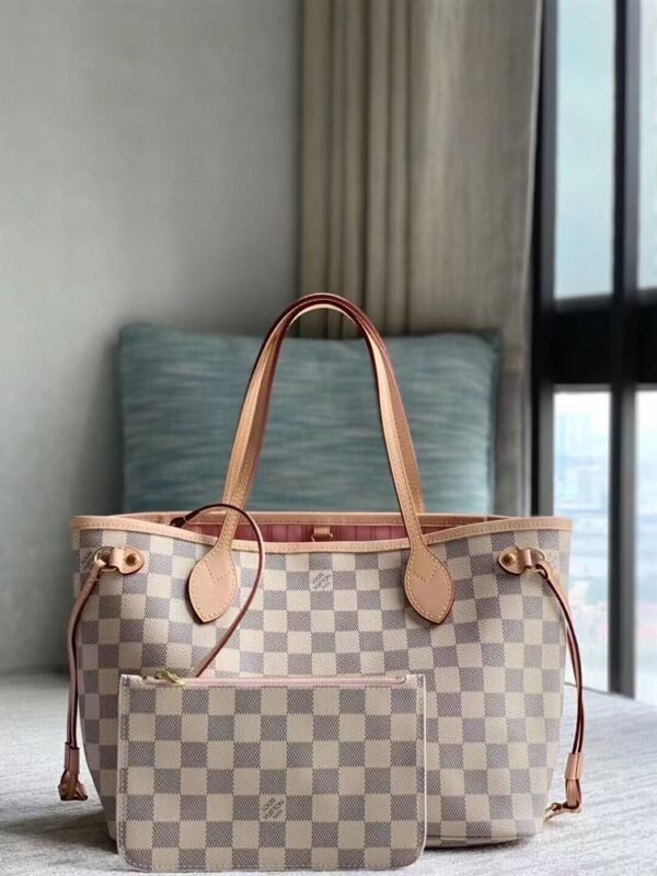 LOUIS VUITTON NEVERFULL PM DAMIER AZUR CANVAS - LW129