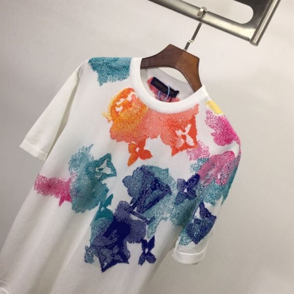 LOUIS VUITTON TEE SHIRT WATERCOLOR MONOGRAM – LVTS003 - Image 4