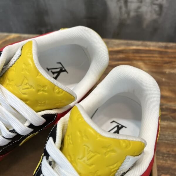 LOUIS VUITTON X NIKE AIR FORCE 1 LOW-TOP SNEAKERS IN MULTICOLOR – LVS118 - Image 7