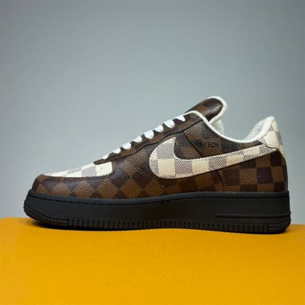 LOUIS VUITTON X NIKE AIR FORCE 1 LOW-TOP SNEAKERS – LVS131 - Image 5
