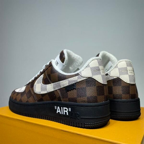 LOUIS VUITTON X NIKE AIR FORCE 1 LOW-TOP SNEAKERS – LVS131 - Image 8