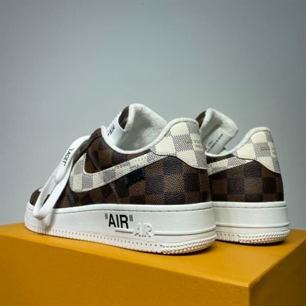 LOUIS VUITTON X NIKE AIR FORCE 1 LOW-TOP SNEAKERS – LVS132 - Image 7