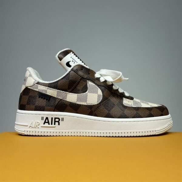 LOUIS VUITTON X NIKE AIR FORCE 1 LOW-TOP SNEAKERS – LVS132 - Image 3