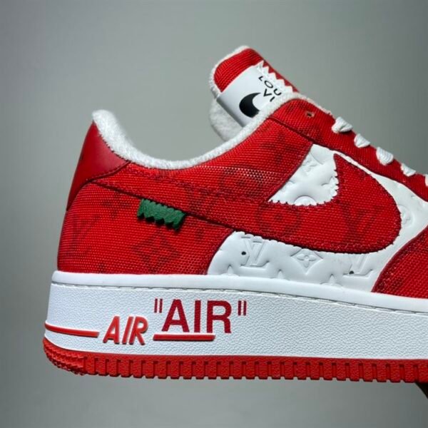 LOUIS VUITTON X NIKE AIR FORCE 1 LOW-TOP SNEAKERS – LVS133 - Image 7