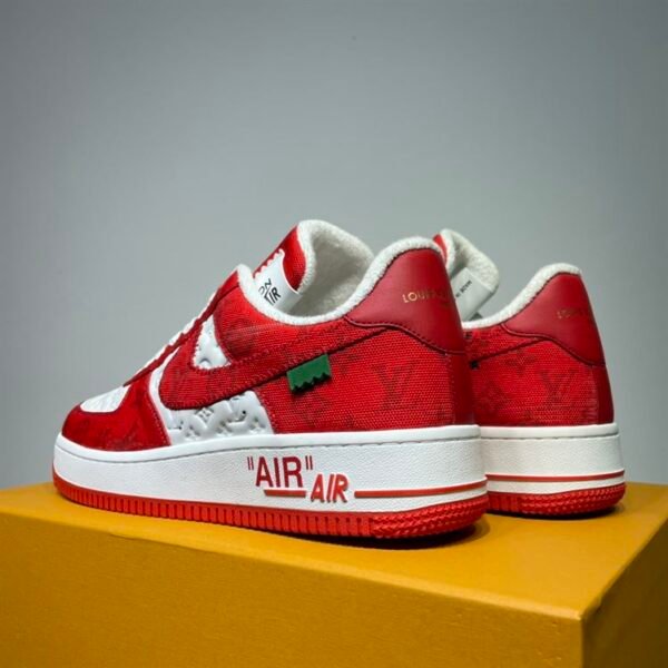 LOUIS VUITTON X NIKE AIR FORCE 1 LOW-TOP SNEAKERS – LVS133 - Image 8