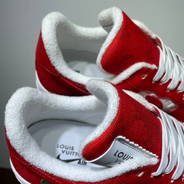 LOUIS VUITTON X NIKE AIR FORCE 1 LOW-TOP SNEAKERS – LVS133 - Image 6