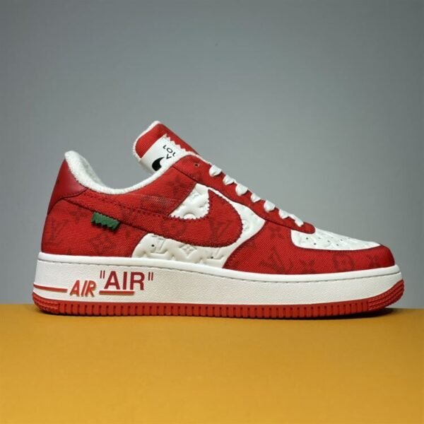 LOUIS VUITTON X NIKE AIR FORCE 1 LOW-TOP SNEAKERS – LVS133 - Image 3
