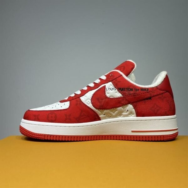 LOUIS VUITTON X NIKE AIR FORCE 1 LOW-TOP SNEAKERS – LVS133 - Image 4