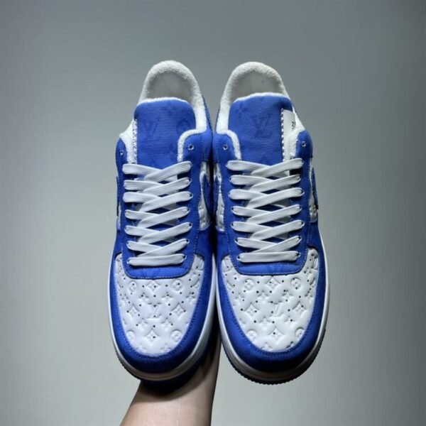 LOUIS VUITTON X NIKE AIR FORCE 1 LOW-TOP SNEAKERS – LVS134 - Image 4