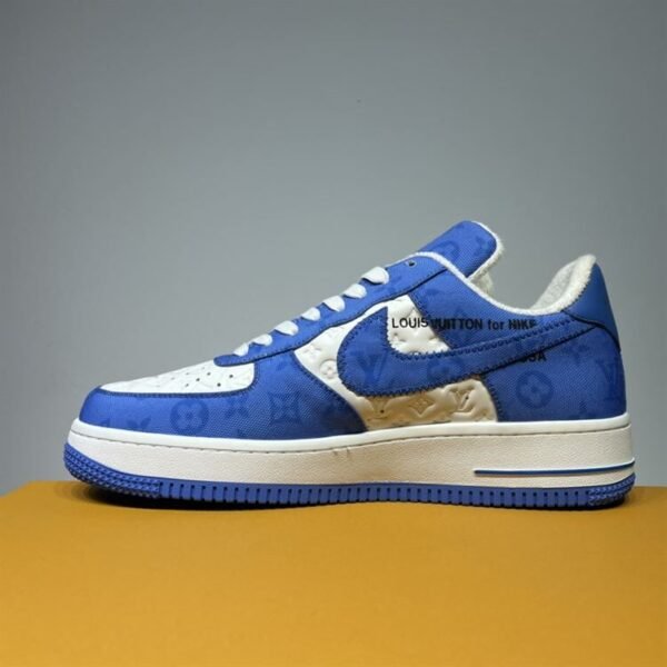 LOUIS VUITTON X NIKE AIR FORCE 1 LOW-TOP SNEAKERS – LVS134 - Image 3