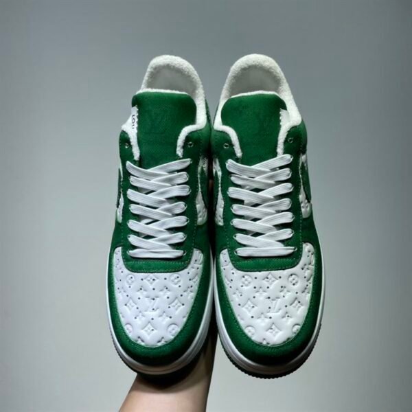 LOUIS VUITTON X NIKE AIR FORCE 1 LOW-TOP SNEAKERS – LVS136 - Image 4