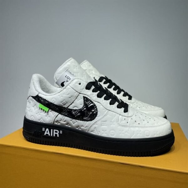 LOUIS VUITTON X NIKE AIR FORCE 1 LOW-TOP SNEAKERS – LVS137 - Image 2