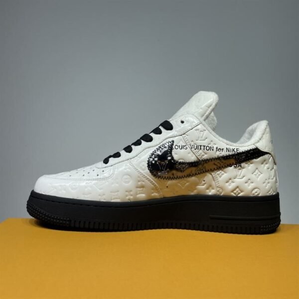 LOUIS VUITTON X NIKE AIR FORCE 1 LOW-TOP SNEAKERS – LVS137 - Image 3