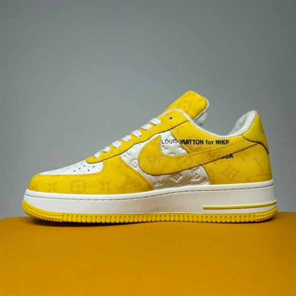 LOUIS VUITTON X NIKE AIR FORCE 1 LOW-TOP SNEAKERS – LVS139 - Image 3