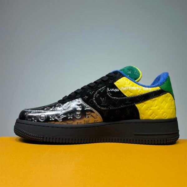 LOUIS VUITTON X NIKE AIR FORCE 1 LOW-TOP SNEAKERS – LVS140 - Image 4