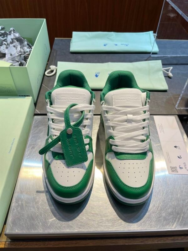 OFF-WHITE OUT OF OFFICE OOO BLACK WHITE GREEN – OFW027 - Image 3