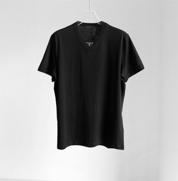 PRADA COTTON T-SHIRT BLACK – PT001 - Image 2