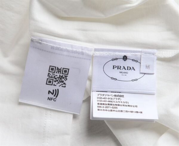 PRADA COTTON T-SHIRT WHITE – PT002 - Image 7
