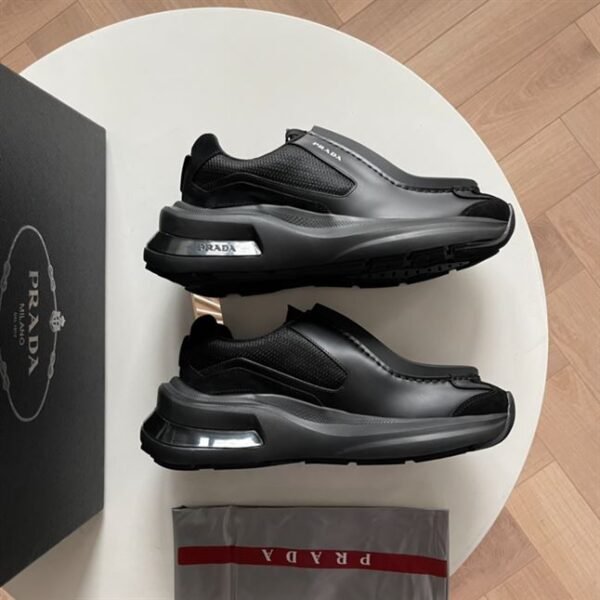 PRADA SYSTEME BRUSHED LEATHER SNEAKERS – PRS050 - Image 2