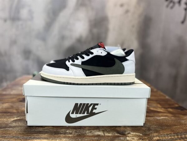 TRAVIS SCOTT X AIR JORDAN 1 LOW OLIVE – NSN029